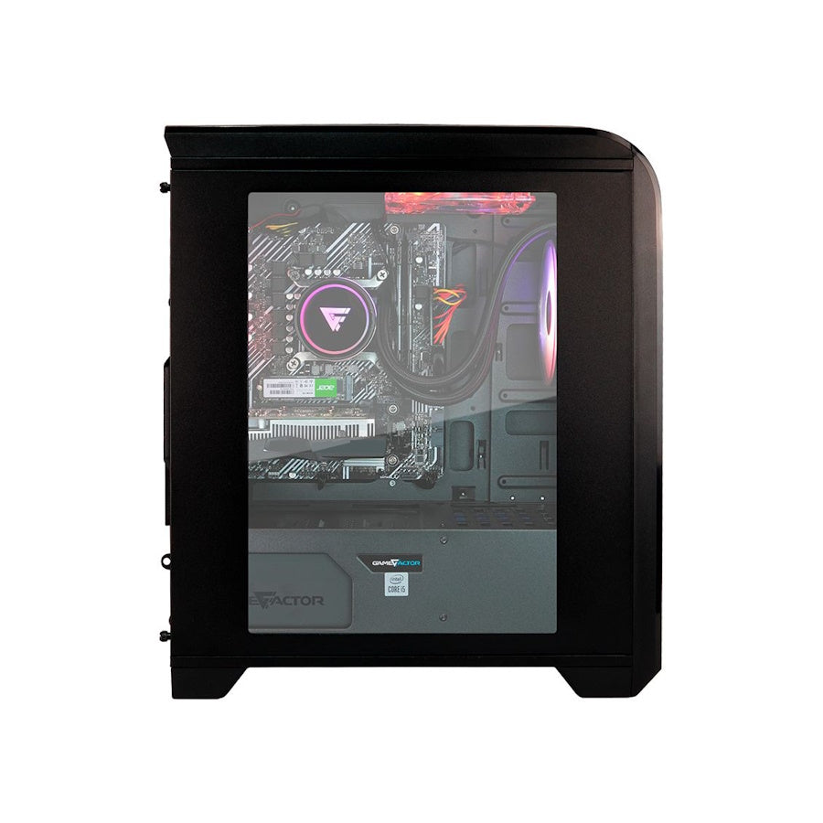 PC GAMER GAME FACTOR CSG500 LOW, Intel Core i3-10100F, AMD Radeon RX 6500 XT, 16GB RAM, 500GB NVME