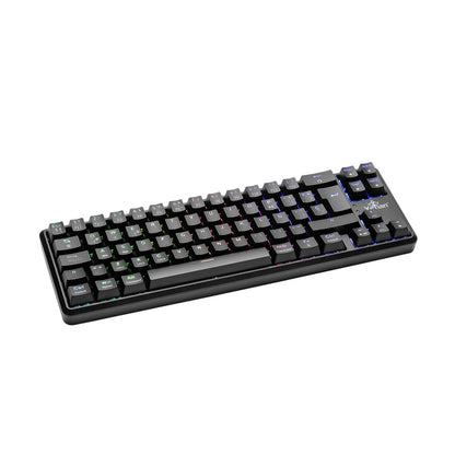 TECLADO GAMER YEYIAN AKIL S3500, ALÁMBRICO, MECÁNICO, SWITCH OUTEME BLUE, ROSA/BLANCO, USB
