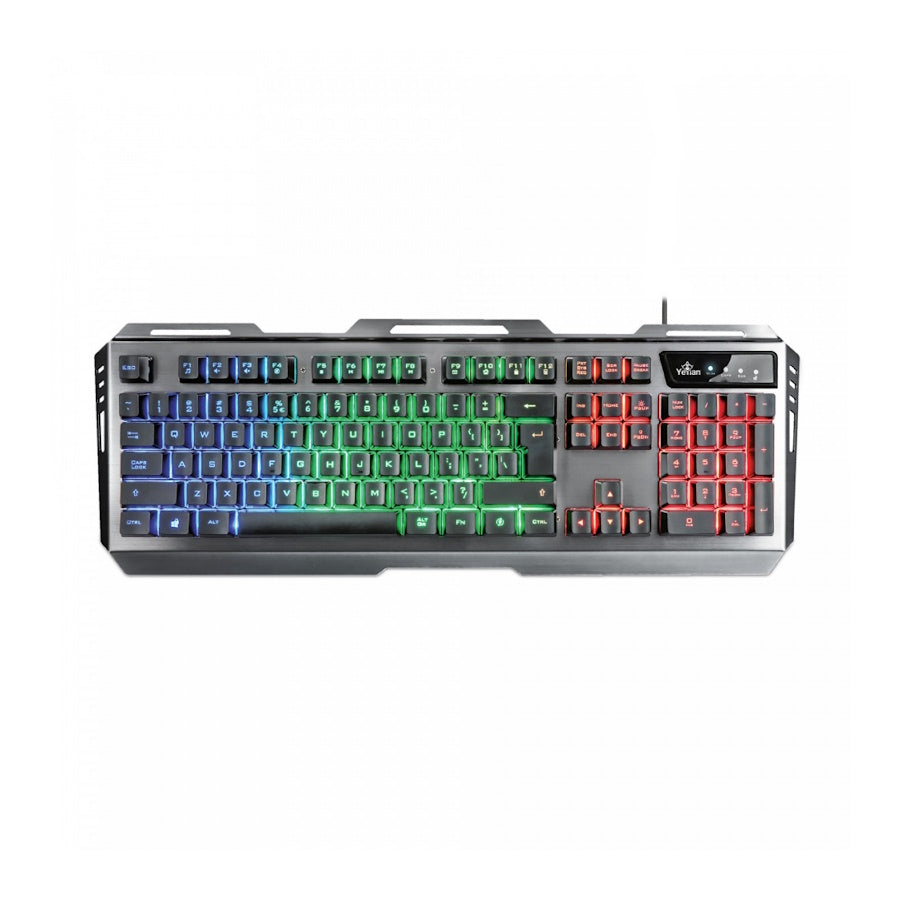 KIT GAMER TECLADO Y MOUSE YEYIAN POHOENIX 3000, ALÁMBRICO, NEGRO, USB