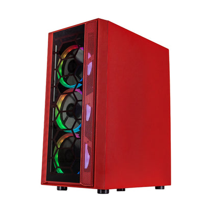 PC GAMER KRONOS RED, AMD Ryzen 7 5700, NVIDIA RTX 4060, 16GB RAM, 500 NVME