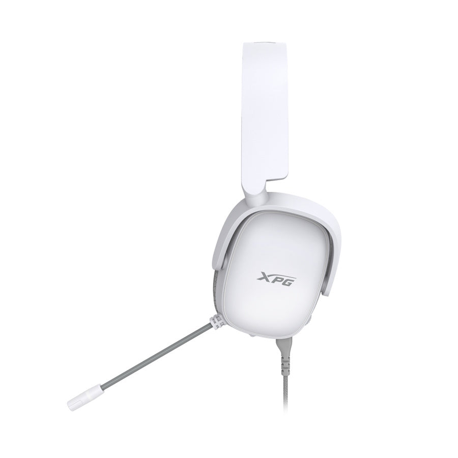 AUDÍFONOS GAMER XPG PRECOG S WHITE, ALÁMBRICO, NEGRO, 3.5MM, 1.3Mts