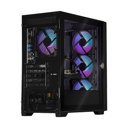 PC GAMER BR CARBONO TWIN MATE LOW,  Intel Core i3-10100F, AMD Radeon RX 6500 XT, 16GB RAM, 500GB NVME