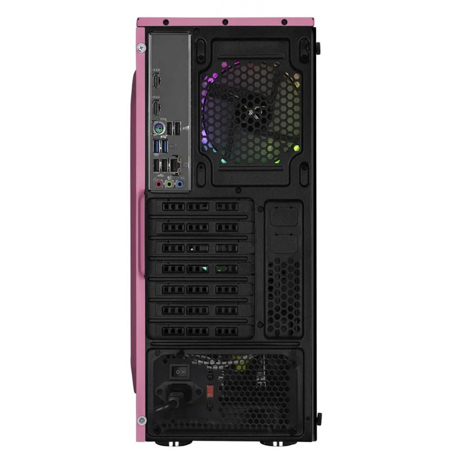 PC GAMER PINK CASE, AMD Ryzen 5 8500G, Radeon Graphics, 8GB RAM, 250GB SSD