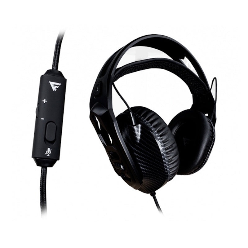 AUDÍFONOS GAMER HSG500, ALÁMBRICO, NEGRO, 3.5MM, 1.5Mts