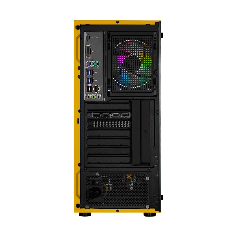 PC GAMER KRONOS YELLOW, Intel Core i3-10100F, AMD Radeon RX 6500 XT, 16GB RAM, 500GB NVME