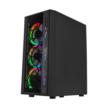 PC GAMER KRONOS BLACK, Intel Core i3-12100F, NVIDIA RTX 3060, 16GB RAM, 500GB NVME