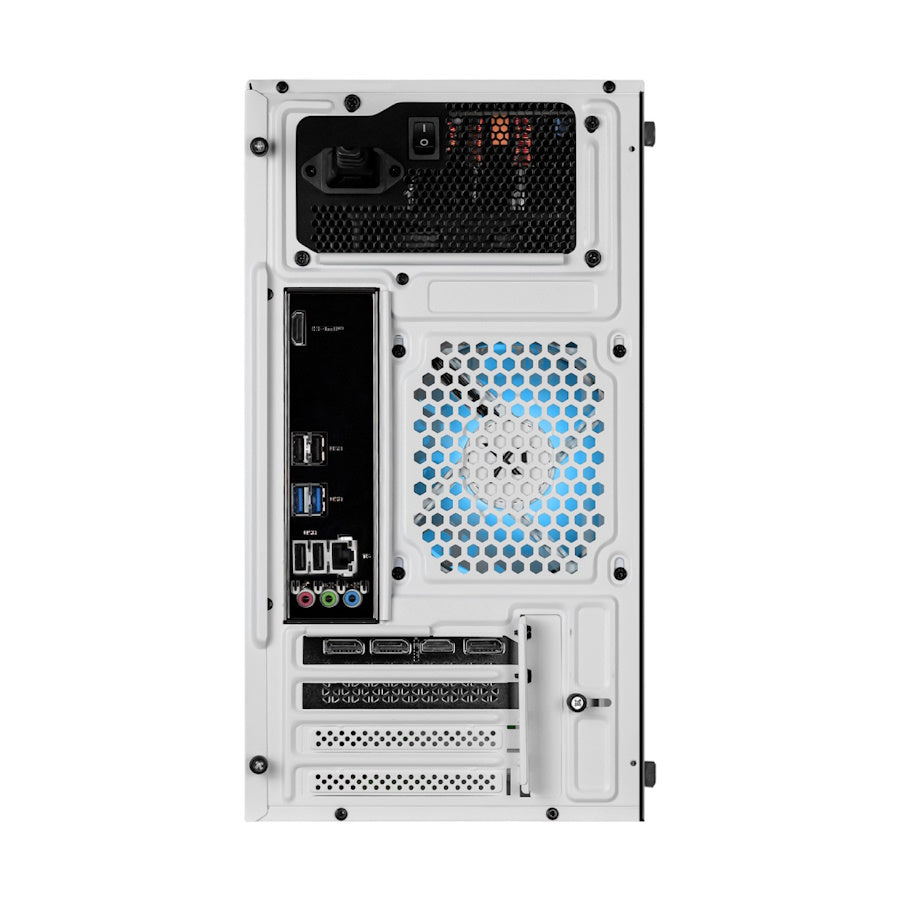 PC GAMER BASIC CASE WHITE, AMD Ryzen 5 5500, NVIDIA RTX 3050, 16GB RAM, 500GB NVME