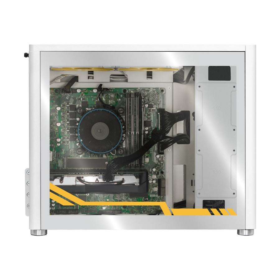 PC GAMER TUF EDITION WHITE LOW, Intel Core i3-10100F, AMD Radeon RX 6500 XT, 16GB RAM, 500GB NVME
