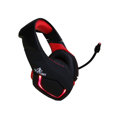 AUDÍFONOS GAMER YEYIAN WICKED SERIE 3000, ALÁMBRICO, NEGRO, 3.5MM, 2.2Mts