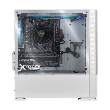 PC GAMER AIR FLOW WHITE, Intel Core i3-12100, NVIDIA RTX 3050, 16GB RAM, 500GB NVME