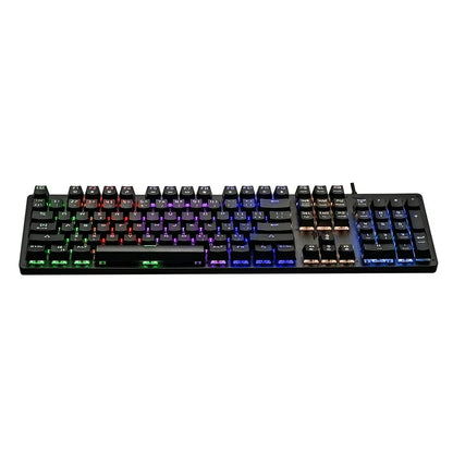 TECLADO GAMER SFT BEAST ABYSMAL ARMOR RGB, ALÁMBRICO, MECÁNICO, SWITCH OUTEMU, NEGRO, USB