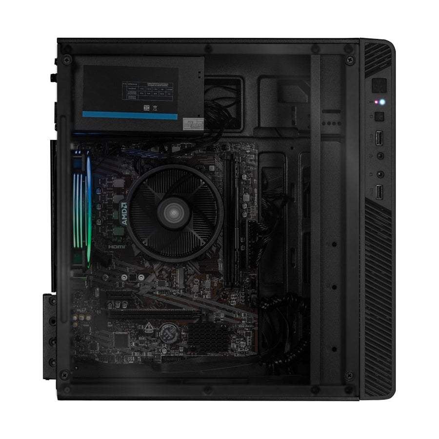 PC GAMER ACTECK PERFORMANCE II BLACK, AMD ATHLON 3000G, Radeon Graphics, 8GB RAM, 250GB SSD
