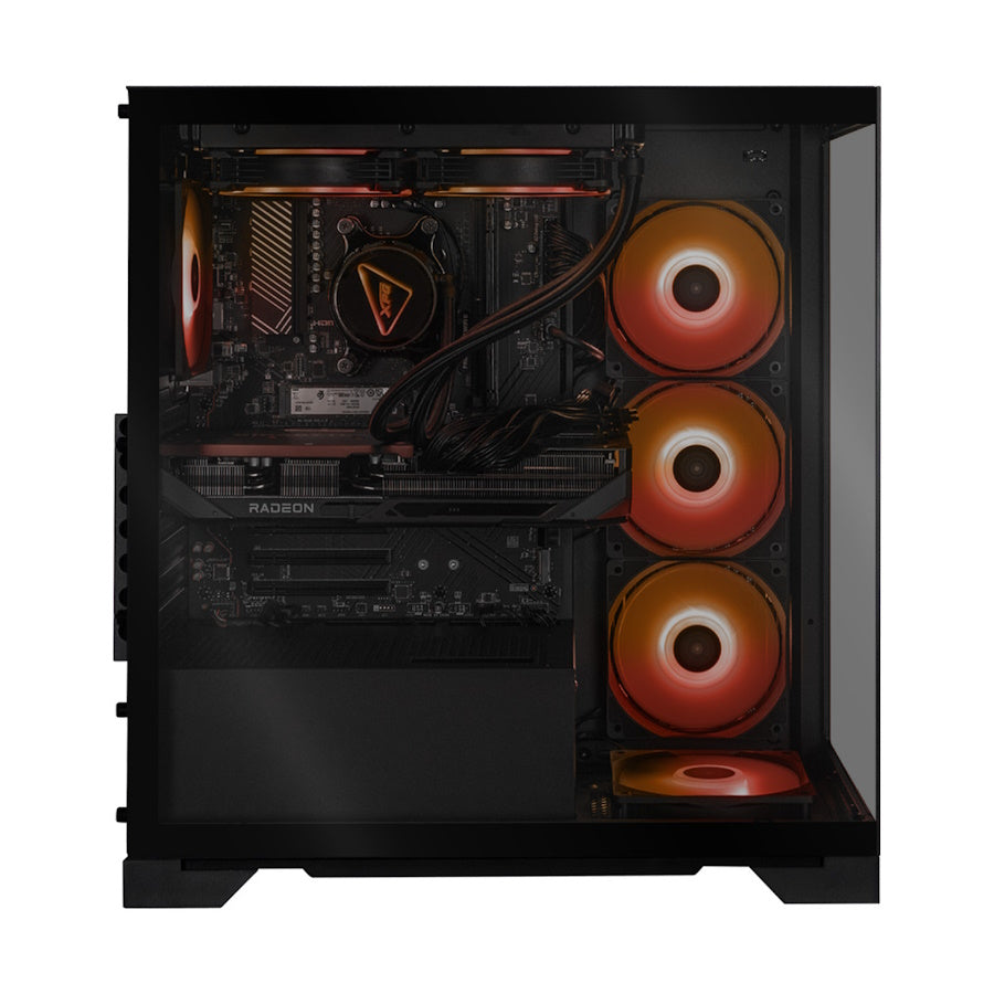 PC GAMER INVADER X BLACK TOP, Intel Core i5-12600KF, AMD Radeon RX 7600, 32GB RAM, 1TB NVME