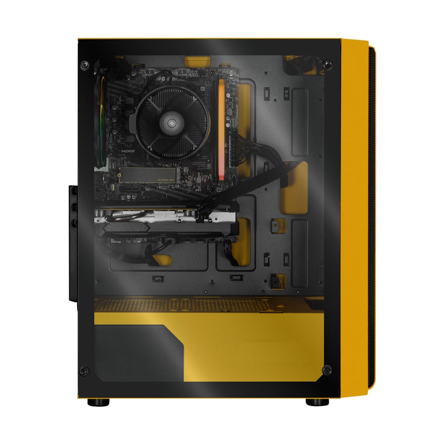 PC GAMER KRONOS YELLOW, Intel Core i3-10100F, AMD Radeon RX 6500 XT, 16GB RAM, 500GB NVME