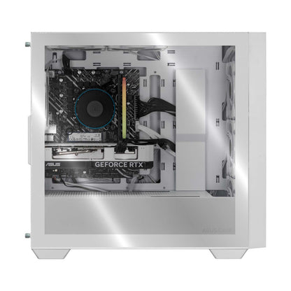 PC GAMER ASUS CASE WHITE, Intel Core i5-12400F, AMD Radeon RX 7600, 32GB RAM, 1TB NVME
