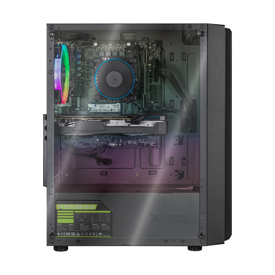 PC GAMER KRONOS BLACK, Intel Core i3-12100F, NVIDIA RTX 3060, 16GB RAM, 500GB NVME