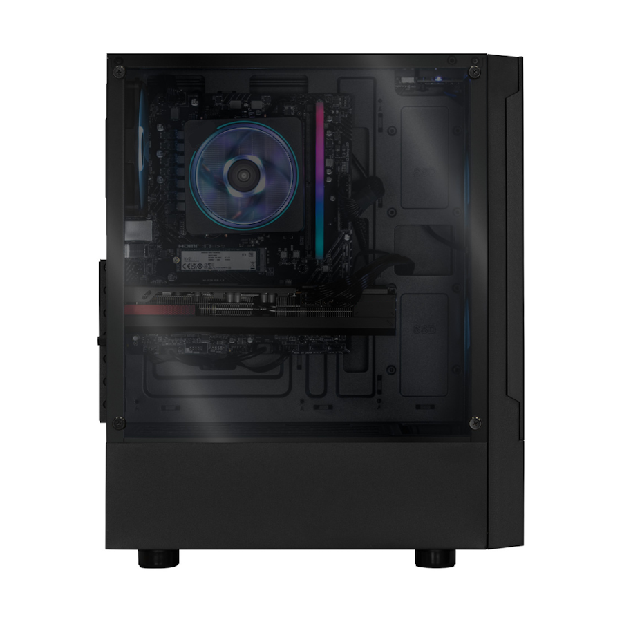 PC GAMER BR NITROX AIRCOOL MIDDLE, Intel Core i3-12100, NVIDIA RTX 3060, 16GB RAM, 500GB NVME