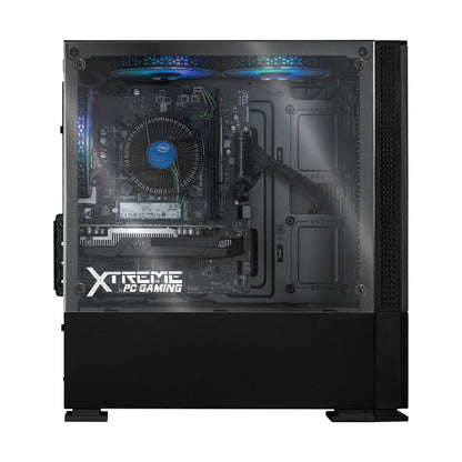 PC GAMER AIR FLOW BLACK LOW, Intel Core i3-10100F, AMD Radeon RX 6500 XT, 16GB RAM, 500GB NVME