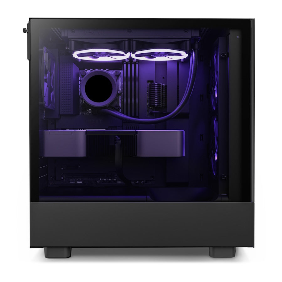 PC GAMER NZXT H5 BLACK LITE, AMD Ryzen 5 5600X, NVIDIA RTX 4060, 16GB RAM, 1TB NVME